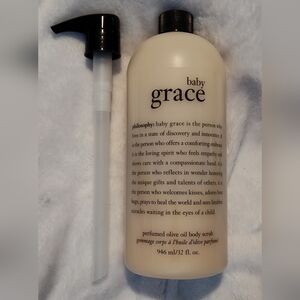 NWT!! Philosophy Baby Grace Olive Oil Body Scrub 32oz (NO PUMP)